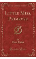 Little Miss. Primrose, Vol. 3 of 3 (Classic Reprint)