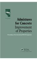 Admixtures for Concrete - Improvement of Properties