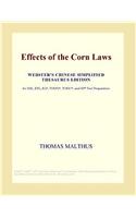 Effects of the Corn Laws (Webster's Chinese Simplified Thesaurus Edition)