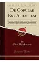 de Copulae Est Aphaeresi