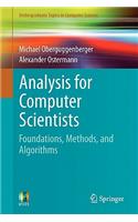 Analysis for Computer Scientists: Foundations, Methods, and Algorithms