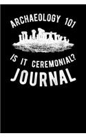 Archaeology 101 Is it Ceremonial Journal