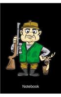 Notebook: Hunter Notepad