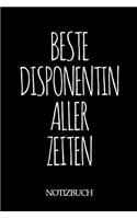 Beste Disponentin Aller Zeiten Notizbuch
