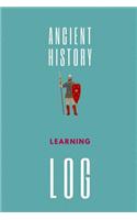Ancient History learning Log: Notebook, 6x9, Cornell notes, 150 pages, white paper, hardy matte cover.