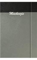 Mackenzie: Weekly Meal Planner Simulated Black Leather Track And Plan Your Meals 52 Week Food Planner / Diary / Log / Journal / Calendar Meal Prep And Planning