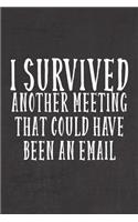 I Survived Another Meeting That Could Have Been An Email: A (Not) Safe For Work Journal