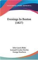 Evenings In Boston (1827)