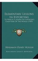 Elementary Lessons in Exporting