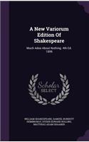 New Variorum Edition Of Shakespeare
