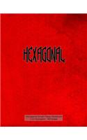 Hexagonal Graph Paper Notebook 1 cm hexagons - 160 pages