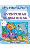 Libro para colorear Aventuras Submarinas
