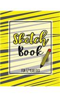 Sketch Book For 12 Year Old: Dot Grid Journal Notebook