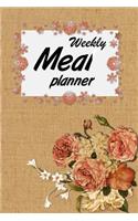 Weekly Meal Planner: 57 Week Food Planner & Grocery list Menu Food Planners Prep Book Eat Records Journal to Track And Plan Your Meals Weekly