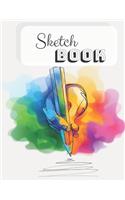 Sketchbook: Notebook for drawing, writing, sketching, doodling, 110 Blank Pages, 8.5 x 11 inch
