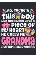 So Theres This Boy Who Will Always Have a Piece of My Heart He Calls Me Grandma Autism Awareness
