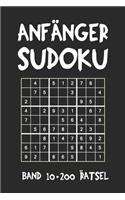 Anfänger Sudoku Band 10 200 Rätsel: Puzzle Rätsel Heft, 9x9, 2 Rätsel pro Seite