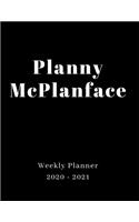 Planny McPlanface - Weekly Planner 2020 to 2021