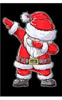 Christmas Dabbing Santa Claus Notebook