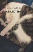 Tosia Notebook: Cat Notebook: Quad-Ruled - Journal or Diary-110 Pages, large size 8.5 x 11(2 Cats)