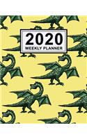 Dragon Weekly Planner 2020: Dragon 2020 Daily, Weekly & Monthly Calendar Planner - January to December - 110 Pages (8x10)