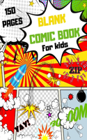 Blank Comic Book For Kids