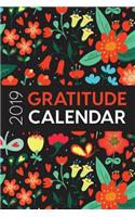 2019 Gratitude Calendar: 365 Days Dated Gratitude Journal for a Thankful New Year - Red Flowers(5 Write It Down Gratitude Calendar)