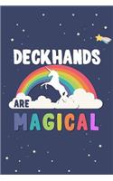 Deckhands Are Magical Journal Notebook: Blank Lined Ruled for Writing 6x9 120 Pages