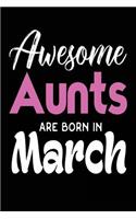 Awesome Aunts Are Born in March