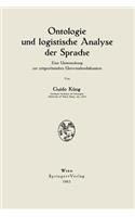 Ontologie Und Logistische Analyse Der Sprache