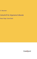 Zeitschrift für Allgemeine Erdkunde
