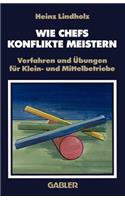 Wie Chefs Konflikte Meistern: Verfahren und Übungen für Klein- und Mittelbetriebe(German)