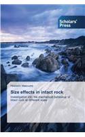 Size effects in intact rock