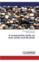 comparative study on river sands and M-sands