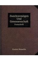 Zweckvermögen Und Genossenschaft Festschrift