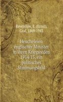 HEUCHELEIEN ENGLISCHER MINISTER IN IHRE