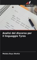 Analisi del discorso per il linguaggio Tyros