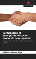 Contribution of immigrants to socio-economic development