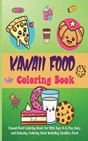 Kawaii Food Coloring Book