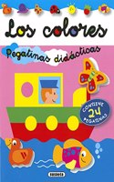 Los colores pegatinas didacticas