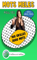 MOTS MELES 100 Grilles 3000 Mots Les Carnets de Jeux Cocktail Cérébral & Bon Bagay Gros Caractères