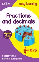 Collins Easy Learning Age 7-11 -- Fractions and Decimals Ages 7-9: New Edition