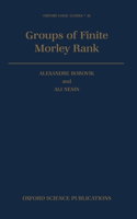 Groups of Finite Morley Rank