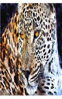 Notebook: Leopard Notebook. Great gift for leopard or big cats fan. Blank lined pages to write in.
