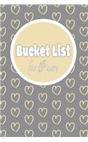 Bucket List für Paare
