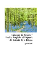Elementos de Retórica y Poética