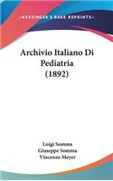 Archivio Italiano Di Pediatria (1892)