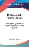 de Hannonis in Poenvlo Plavtina