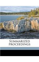 Summarized proceedings Volume v. 67-73 1915-1921