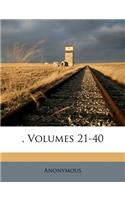, Volumes 21-40